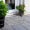 Homeroots 2' X 3' Charcoal Abstract Washable Non Skid Indoor Outdoor Area Rug 559253 - alternate 4