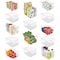 Lifemaster Stackable Refrigerator Bins, Large Capacity, Clear with Easy Grip Handles, 14PK LMLRGST144 - alternate 1