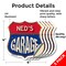 Signmission Ned's Garage, 4 inch X 4 inch, Vinyl Decal, 5PK SHI-D-5PACK-4-383-NED - alternate 5