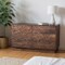 Homeroots 57" Brown Carved Abstract Solid Wood Six Drawer Dresser 661221 - alternate 6