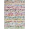 Homeroots 5' X 8' Green Ivory And Purple Striped Washable Indoor Outdoor Area Rug 589183 - alternate 5