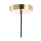 Jonathan Y Apollo 6" 1-Light Mid-Century Modern Iron LED Pendant, Black/Brass Gold JYL6131A - alternate 7