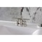 Kingston Brass Double-Handle 4" Centerset Bathroom Faucet with Pop-Up Drain, Brushed Nickel FB7618CML - alternate 3