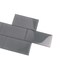 Apollo Tile Coin Gray 3 in x 6 in Glass Glossy Wall Subway 5 sqft/case, 40PK APLA88097 3X6A - alternate 8