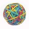 Charles Leonard Rubber Bands, Ball 2.95in. x 1/8in., Assorted Colors, 6PK 56300 - alternate 2