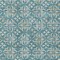 Homeroots 8' X 10' Teal Blue Gray And Gold Floral Washable Indoor Outdoor Area Rug 595994 - alternate 6