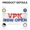 Signmission VPK Now Open, 36 Inch x 96 Inch, Vinyl Banner B-96-30919 - alternate 3