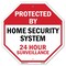 Signmission Protected By Home Security System 2, 10 Inch X 10 Inch, Aluminum Metal Signs OC-A-10-3 - alternate 1