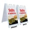 Signmission Subs & Sandwiches, A-Frame & 2 Decals Installed, Heavy-Duty Plastic Frame SBHD-D-2436-Subs & Sandwiches - alternate 5