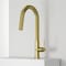 Vigo Hart Hexad Single Handle Pull-Down Spout Kitchen Faucet in Matte Brushed Gold VG02034MG - alternate 1