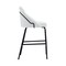 Manhattan Comfort Gracie Counter Stool  in White and Black - Set of 2 2-CS019-BWH - alternate 7