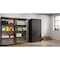 Hirsh Storage Cabinet, 72 in H, 36 in W, 24 in D, Recessed Twist, Keyed, Black, 4 Shelves 22008 - alternate 9