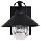 Nuvo Ridge, Small Outdoor Lantern, Black Finish, Clear Seeded Glass 60/8540 - alternate 8