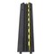 Edendirect Speed Bump, 1.7 in H, 9 in L, 39 in W, 2 (30x30mm) Channel, Rubber, Black ED-W465121321 - alternate 1
