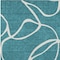 Homeroots 5' X 8' Teal Blue And Ivory Abstract Washable Indoor Outdoor Area Rug 597524 - alternate 6