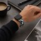 Elegani Rubber Band Compatible with Apple Watch 41mm, Blue, Blue/Yellow Gold/Rose Gold Buckle RSCMB2-BLU-41 - alternate 3