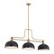Z-Lite Melange Heritage Brass 3 Light Billiard 725-3HBR-D12MB+HBR - alternate 5