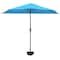 Pure Garden 9ft Half Umbrella with Base, Brilliant Blue 50-LG1037B - alternate 6