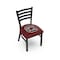 Holland Bar Stool Co BlackLogo Chair, VinylSeat L00418SouCar - alternate 1
