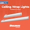 Bulbrite 4 ft. 3000K LED Dimmable Wraparound Light W/ Battery Backup (120-277v), 5300lm, White 773506 - alternate 7