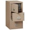 Fireking 3 Drawer, 1 Hr Fire Rated, Vertical, 31" Legal, Safe-In-A-File Taupe 3-2131-CTASF - alternate 2