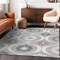 Homeroots 9' X 12' Gray Charcoal And Brown Medallion Washable Indoor Outdoor Area Rug 589612 - alternate 6