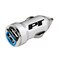 Perform Tool USB Outlet For Charging Portable Electronic Devices; Cigarette Lighter Plug To Two USB Female W2556 - alternate 1