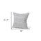 Homeroots 22" Cream And Indigo Botanical Linen Throw Pillow Cover with Embroidery 608208 - alternate 3