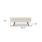Homeroots 44" Beige and Brown Linen Upholstered Storage Bench with Flip Top 555443 - alternate 7