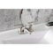 Kingston Brass Double-Handle 4" Centerset Bathroom Faucet with Pop-Up Drain, Brushed Nickel FB8628CML - alternate 4
