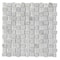 Apollo Tile 12x12 Bianco Carrara Glass Marble Polished Floor and Wall Mosaic Tile 4.83 sqft/case, 5PK APLBL8804CAA - alternate 1