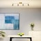 Vidalite Shura Brushed Brass 4-Light Track Light with Rotatable Heads, Integrated LED, 3000k, 2240 Lmn CE1009073 - alternate 6