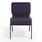 Flash Furniture Hercules Church Chair, 21-1/4 in W 25" L 33" H, Fabric Seat FD-CH0221-4-GV-ROY-GG - alternate 5