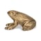Homeroots 3" Antiqued Gold Cast Iron Frog Figurine 612454 - alternate 6