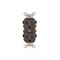 Leviton Duplex Receptacle, 2-Pole, 20 A, 125 VAC, Side Wiring, NEMA: 5-20R, Brown 0CR20-00S - alternate 4