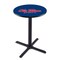Holland Bar Stool Co 36" Blk Wrinkle Ole' Miss Pub Table, 36" dia. Top L211B3636MssppU - alternate 1