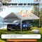 Vevor Carport Replacement Canopy Cover with Sidewalls 10x20ft Frame Not Included SXYQCPBB12X20 - alternate 5