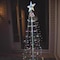 Celebrations Platinum Brilliant LED RGBW Straight Frame Tree 4 ft. Yard Decor BR4STRTRA - alternate 4