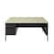 Hirsh Left-Hand Single Pedestal File Office Desk W/ Center Drawer, 30 in D X 29.5 in H, 66 in W X 25049 - alternate 3