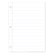 Ashley Productions Smart Poly PosterMat Pals Space Savers, 13'' x 9-1/2'', White Notebook Paper, 10PK 97000 - alternate 2