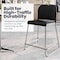 Flash Furniture Commercial Black Plastic Stack Stools, Contoured Backs and Sled Bases-Set of 3, 3PK 3-RUT-239AH-CS-BK-CHR-GG - alternate 5