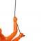 Homeroots 6" X 3" Orange Resin Climbing Man Hanging Dimensional Sculpture 358141 - alternate 5