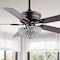 Jonathan Y Cammy 52" 3-Light Traditional Transitional Iron LED CEILING FAN, Oil Rubbed Bronze JYL9711A - alternate 8
