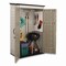 Rubbermaid Vertical Storage Shed, 53 cu ft, 2.5 ft x 4 ft x 7 ft, Sandstone/Faint Maple FG5L3000SDONX - alternate 3
