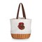 Picnic Time Family Of Brands NCAA Cornell Big Red Coronado Canvas and Willow Basket Tote - Picnic Bag 203-00-187-684-0 - alternate 1
