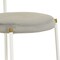 Leisuremod Euston Velvet Dining Chair with Woven Rattan Backrest & Stainless Frame, 2PK ECW17GR2 - alternate 7
