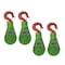 Mytee Products 4 Pk Snatch Block with Shackle WLL 8 Ton, 3/4in Wire Rope x 6in Sheave Wrecker Recovery, 4PK SB6-8x4 - alternate 6