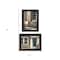 Homeroots Set Of Two A Picnic Getaway 2 Black Framed Print Wall Art, 2PK 406163 - alternate 2