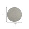 Homeroots 5' Round Gray Non Slip Rug Pad 521886 - alternate 7