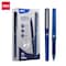 Deli UPAL Gel Pen 1.0mm, Blue Ink, Capped, Metal Clip, 12PK EG61-BL - alternate 1